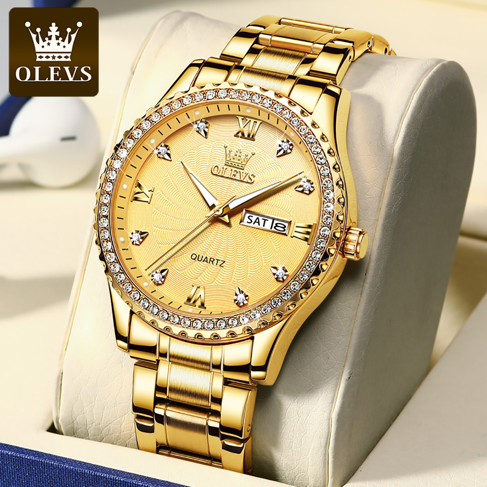 Luxury Watch Investment - OLEVS 5565 Lüks Marka Kuvars İzle