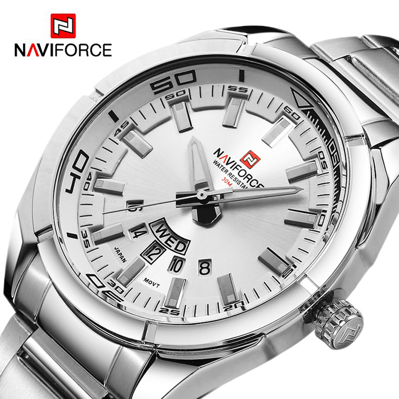 Luxury Watch Maker - NAVIFORCE Marka Erkek Saatler Tam Çelik