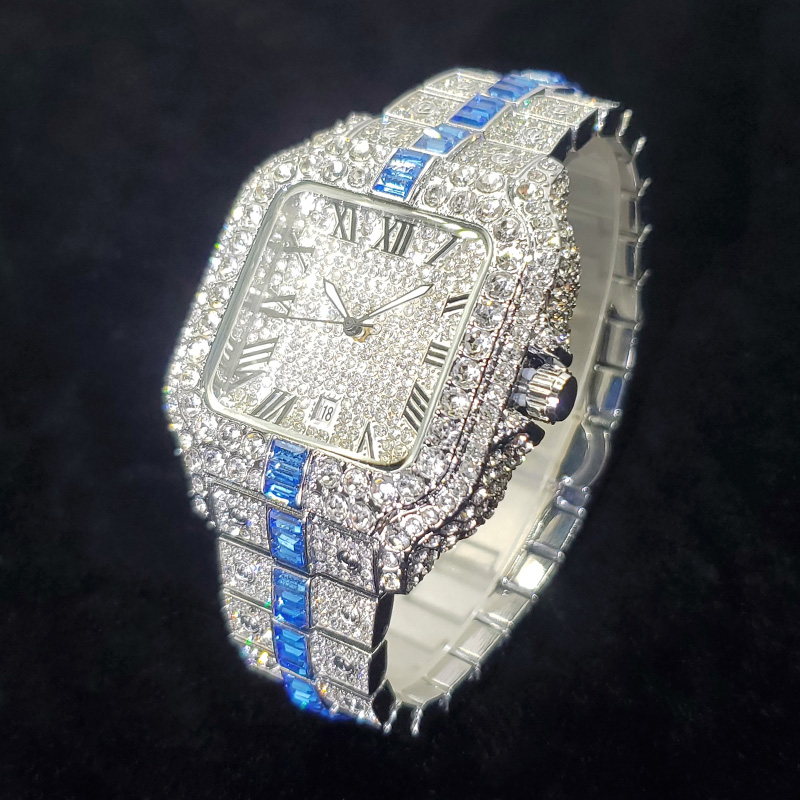 Luxury Watch Iceberg - Yeni Moda Elmas Saatler Erkekler Buzlu