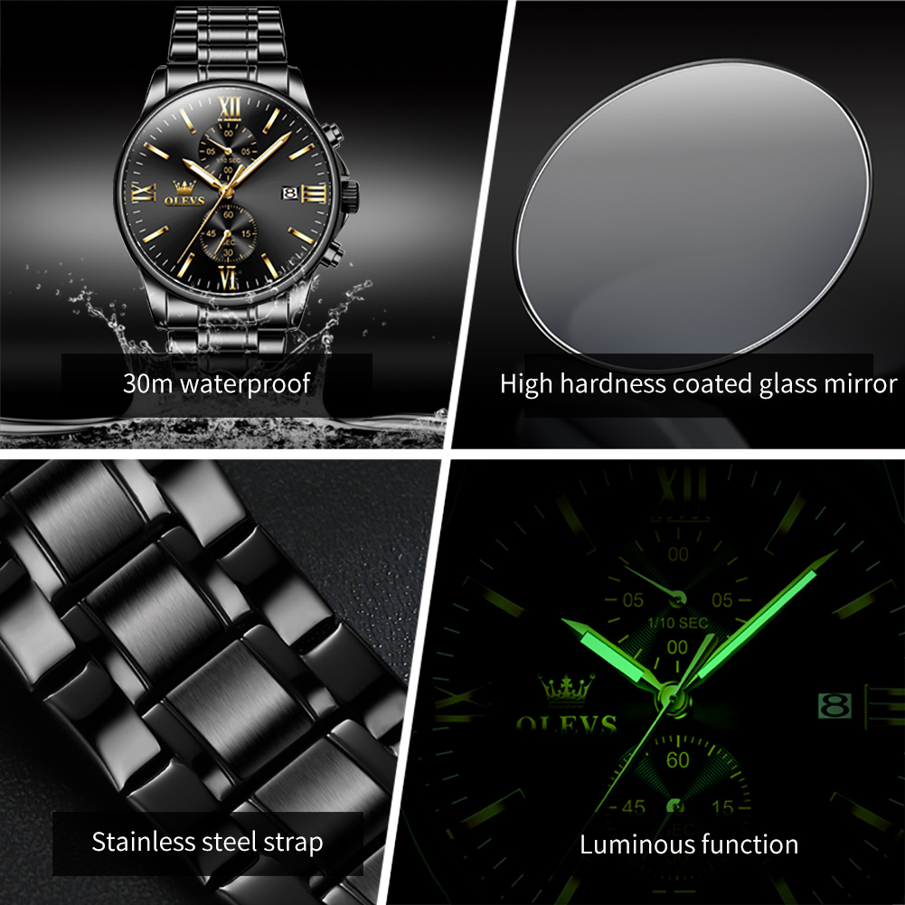 OLEVS 2886 Klasik Siyah Kuvars - Luxury Watch Investment incelemesi ve fiyatı