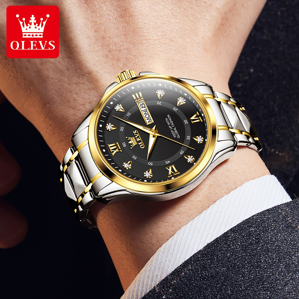 OLEVS erkek saatleri lüks moda - Luxury Watch Top 10 incelemesi ve fiyatı