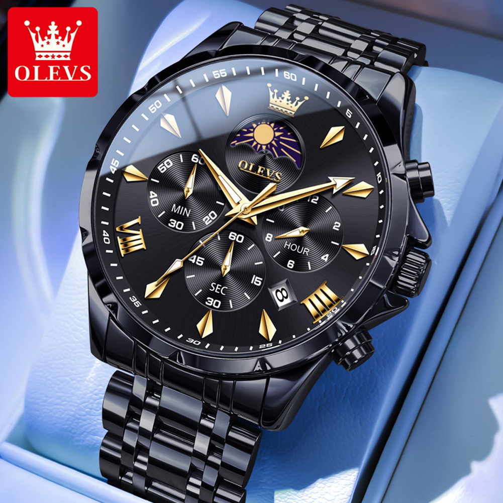 OLEVS 3653 Marka Ay Evresi Tak - Luxury Watch Investment incelemesi ve fiyatı