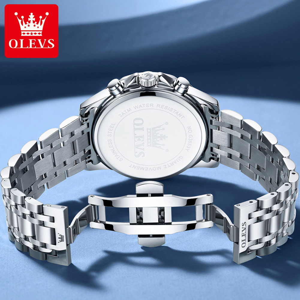 OLEVS 3653 Marka Ay Evresi Tak - Luxury Watch Investment incelemesi ve fiyatı